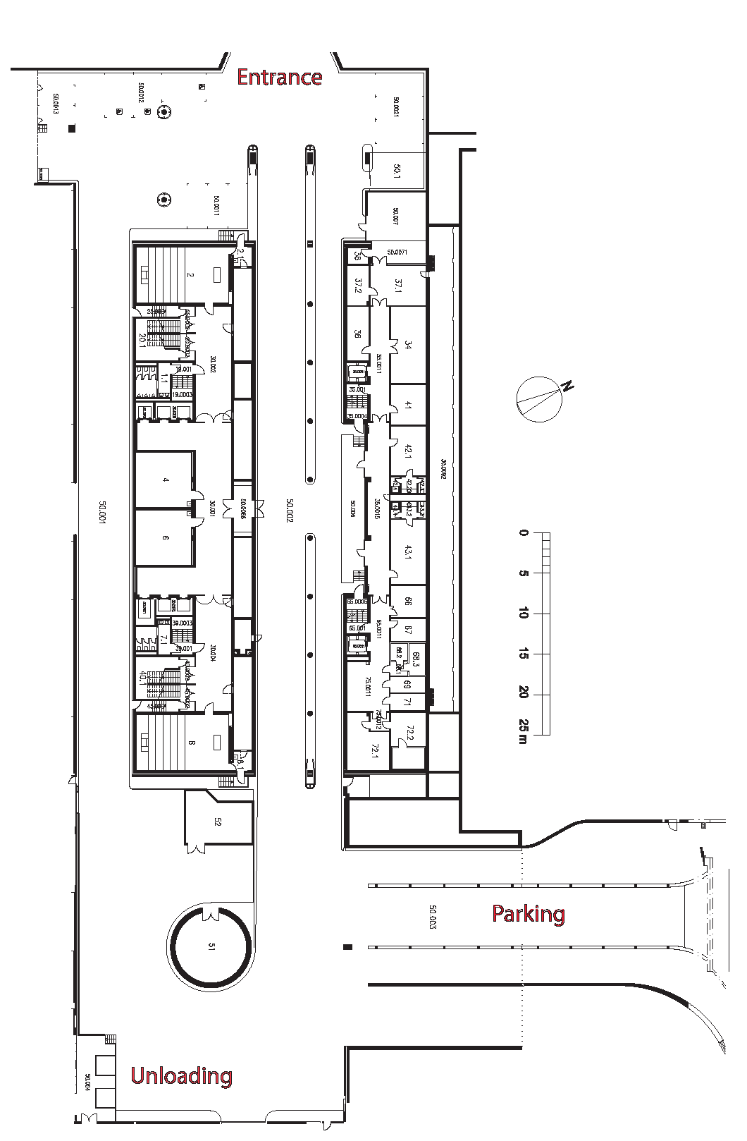 Plan Parking and unloading